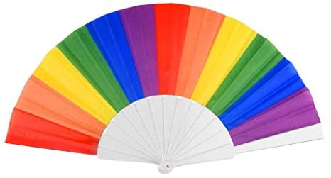 rainbow fan