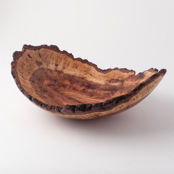 single wood bowl