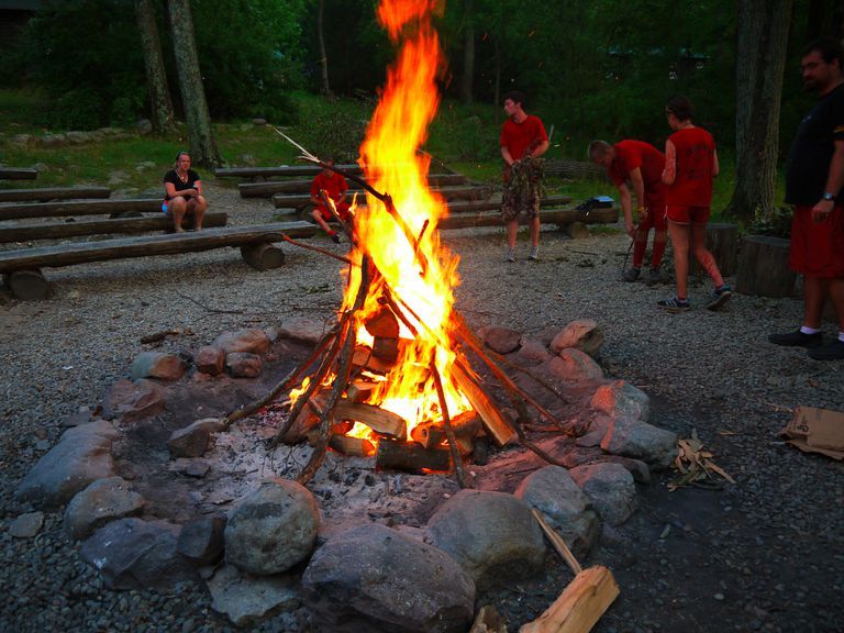 camp-fire